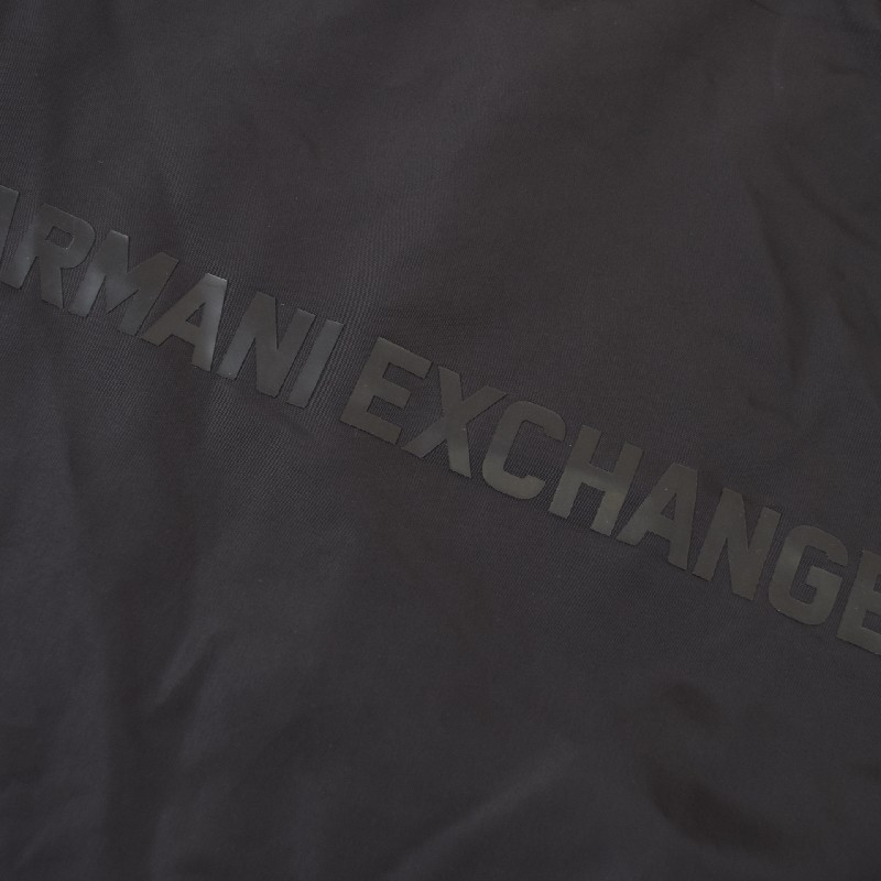 �礭�������� ��� ����ޡ��˥����������� A/X �ե른�å� �ܥ�С����㥱�å� �� �֥�å� ARMANI EXCHANGE XL XXL