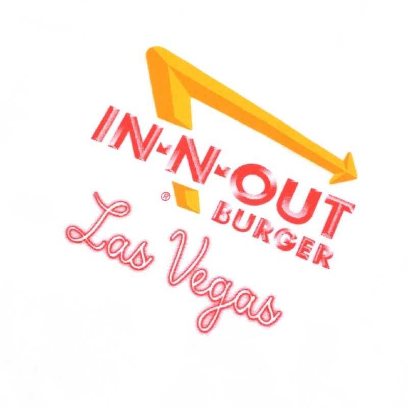 �礭�������� ��� IN-N-OUT BURGER ���󥢥�ɥ����ȥС����� Ⱦµ�ԥ���� �� �ۥ磻�� XL XXL XXXL [M�� 1/1]