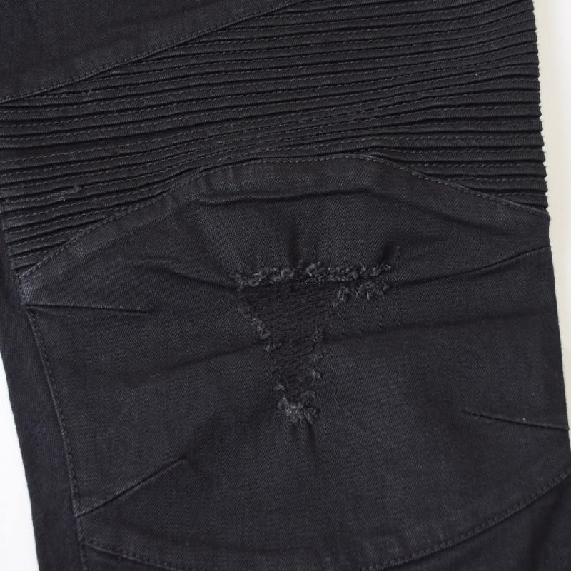 �礭�������� ��� ����ޡ��˥����������� A/X ARMANI EXCHANGE �֥�å� �ǥ˥�ѥ�� ������ �����ѥ� �桼���ɲù� ���᡼�� �Х����� �����ˡ� ���ȥ�å� SKINNY BIKER 38�����