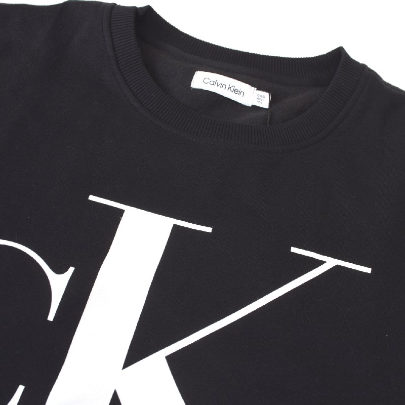 ��SALE�� �礭�������� ��� CK ����Х󥯥饤�� Calvin Klein ���롼�ͥå� ���� �������åȥ���� �ȥ졼�ʡ� ΢���� �֥�å� ���졼 �� XL XXL