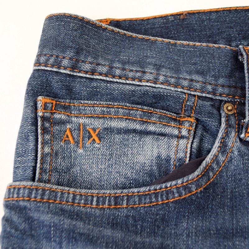 礭  ޡ˥ A/X ARMANI EXCHANGE ǥ˥ѥ  ѥ 桼ɲù ᡼ ˡ ȥå SKINNY 38 40