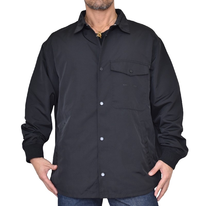 �礭�������� ��� ����ޡ��˥����������� A/X ����ĥ��㥱�å� �������� �� �֥�å� ARMANI EXCHANGE XXL