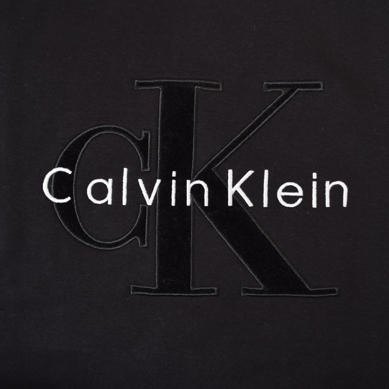 �礭�������� ��� CK ����Х󥯥饤�󥸡��� Calvin Klein Jeans �٥�٥å� cK���� �ɽ� ΢���� ���롼�ͥå� �������åȥ���� �ȥ졼�ʡ� XXL