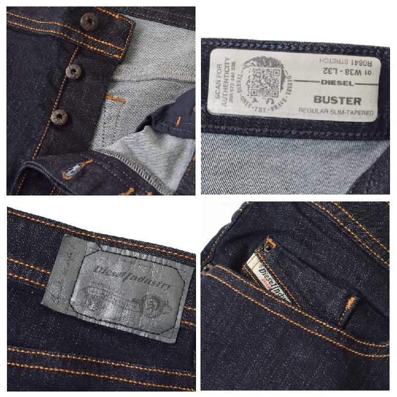 ��SALE�� �礭�������� ��� DIESEL �ǥ������� �ǥ˥�ѥ�� ������ REGULAR SLIM TAPERED �ơ��ѡ��� ���ȥ�å� BUSTER R0841 STRETCH 38 40�����