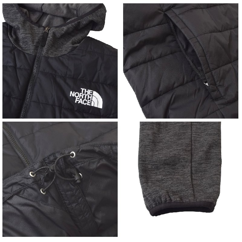 ��SALE�� �礭�������� ��� �Ρ����ե����� THE NORTH FACE �ե쥢 �ա��ɥ��㥱�å� �������� �� �֥�å� ���졼 USA��ǥ� Flare Hybrid Full Zip XL XXL XXXL