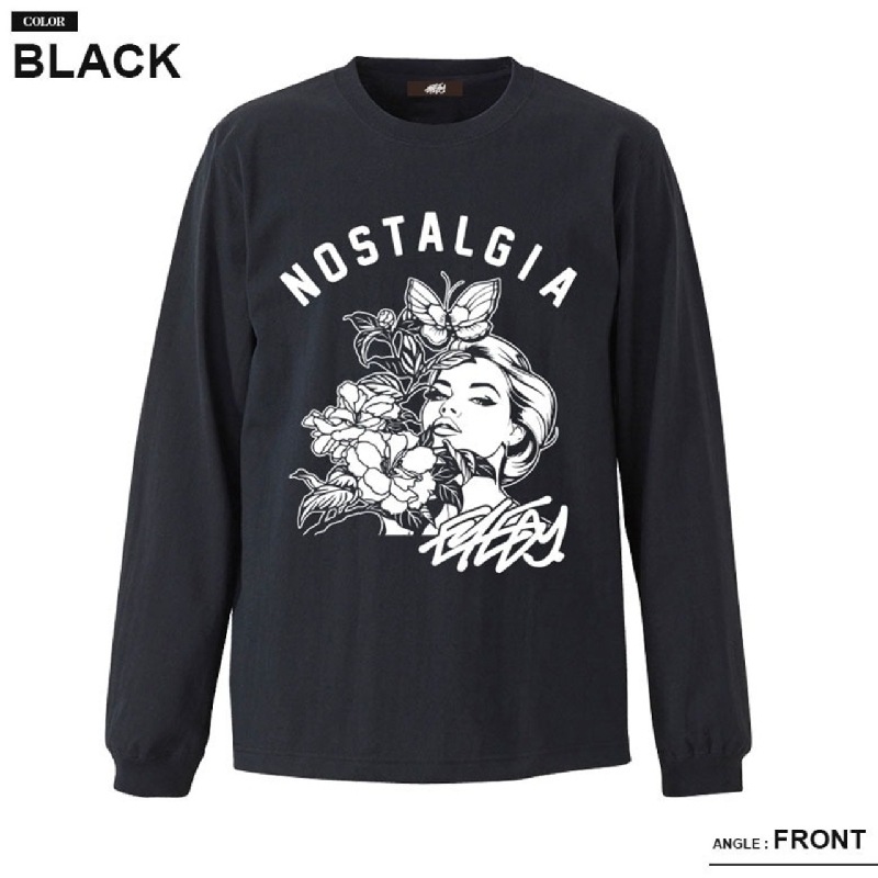 �礭�������� ��� EYEDY �����ǥ��� NOSTALGIA ����� Ĺµ�ԥ���� �� �֥�å� �� �ۥ磻�� XXL XXXL