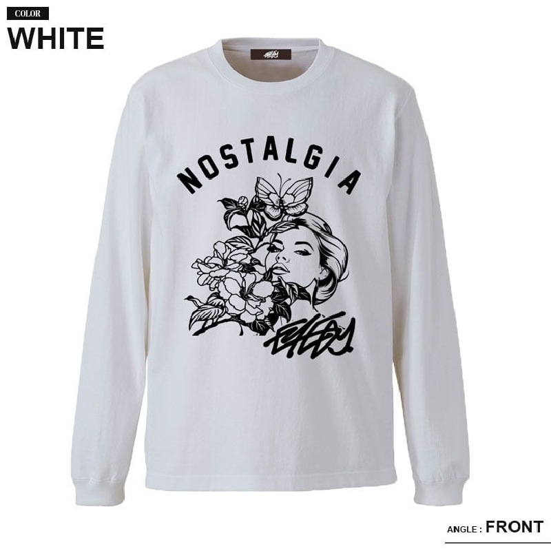 �礭�������� ��� EYEDY �����ǥ��� NOSTALGIA ����� Ĺµ�ԥ���� �� �֥�å� �� �ۥ磻�� XXL XXXL