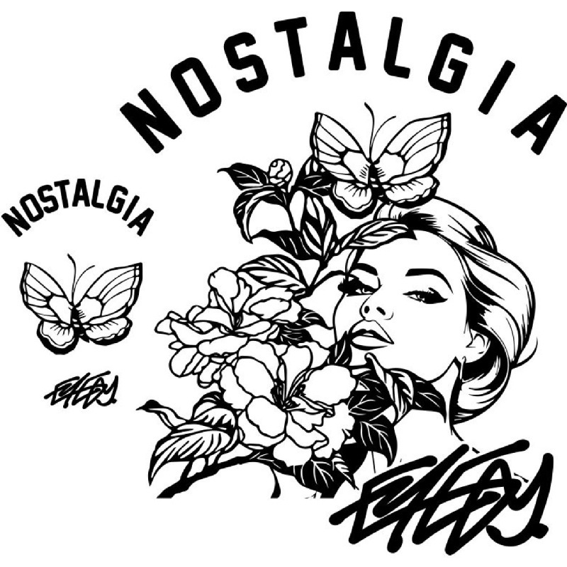 �礭�������� ��� EYEDY �����ǥ��� NOSTALGIA ����� Ĺµ�ԥ���� �� �֥�å� �� �ۥ磻�� XXL XXXL