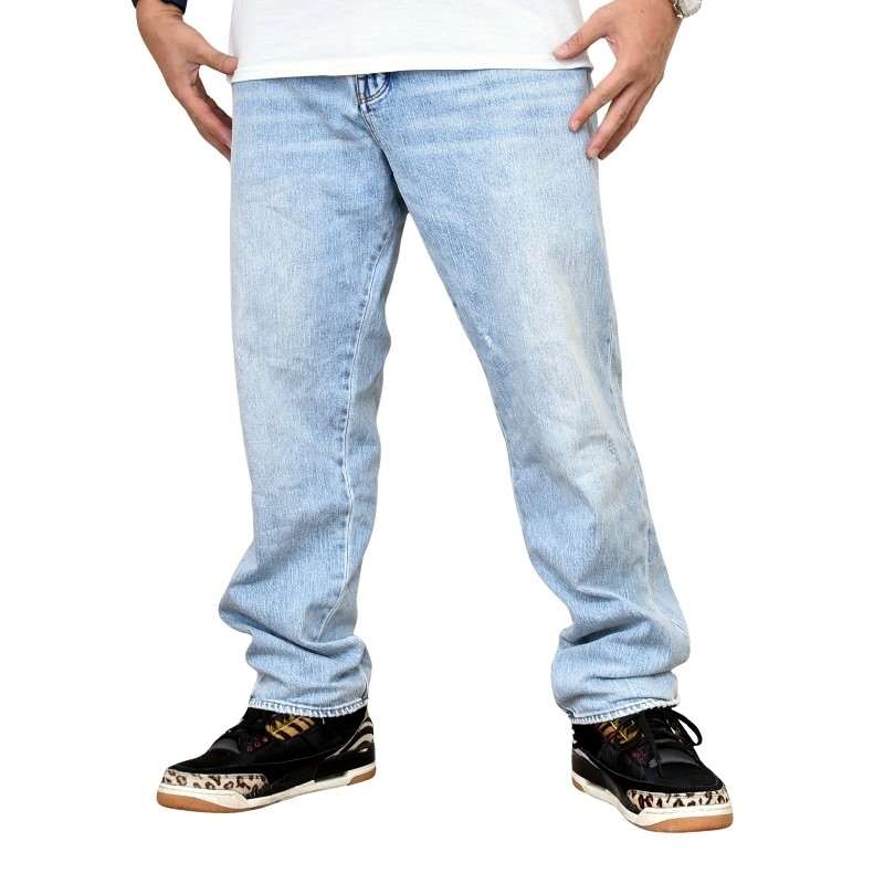 �礭�������� ��� ����ޡ��˥����������� A/X ARMANI EXCHANGE �ǥ˥�ѥ�� ������ �����ѥ� �桼���ɲù� ���᡼�� �ơ��ѡ��� ���ȥ�å� TAPERED 40�����