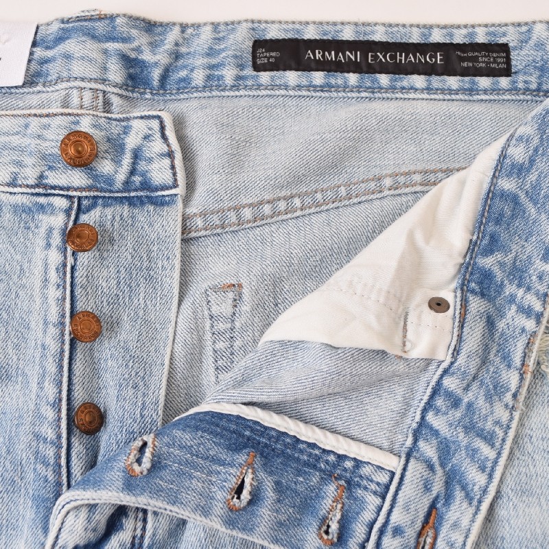 �礭�������� ��� ����ޡ��˥����������� A/X ARMANI EXCHANGE �ǥ˥�ѥ�� ������ �����ѥ� �桼���ɲù� ���᡼�� �ơ��ѡ��� ���ȥ�å� TAPERED 40�����