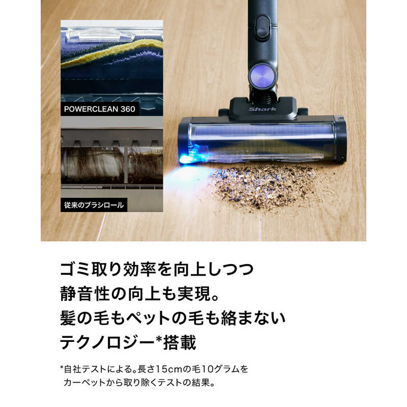 【6/18新発売/shark】 PowerClean 360/ピュアブラック PowerClean 360 IW4271JBK ピュアブラック [サイクロン式
