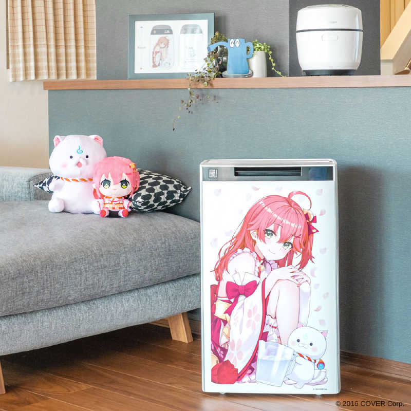 新品】加湿空気清浄機カスタマイズサービス さくらみこver. KI-TX7S-W1