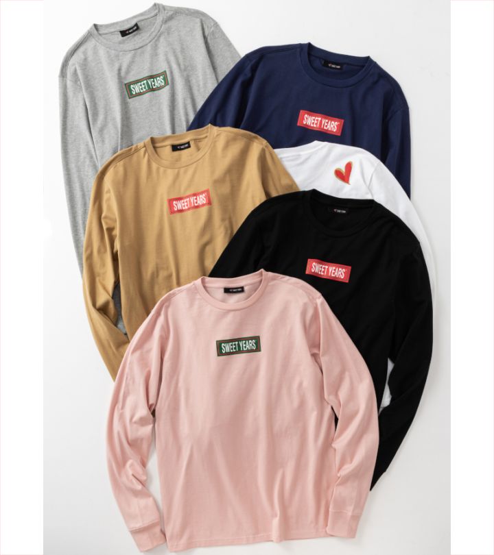 【SWEET YEARS】 Tシャツ ロングスリーブ ビッグシルエット /15810SY