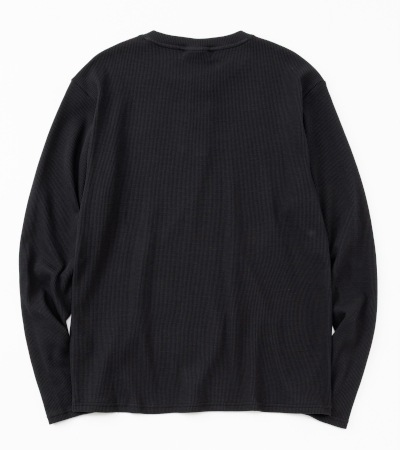 【SWEET YEARS】 ヘンリーネック ワッフルTシャツ ロングスリーブ ビッグシルエット /15812SY