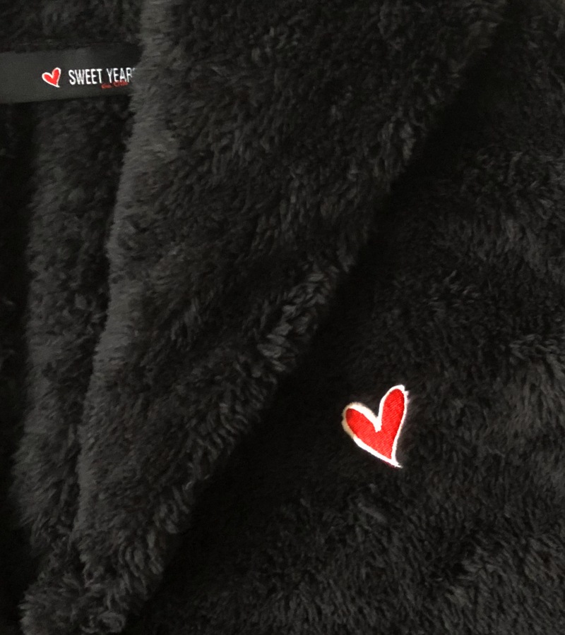 【SWEET YEARS】 ボアフリース ショールカーディガン/12701SY