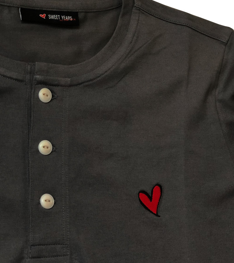 【SWEET YEARS】 ヘンリーネックTシャツ　ロングスリーブ/10605SY