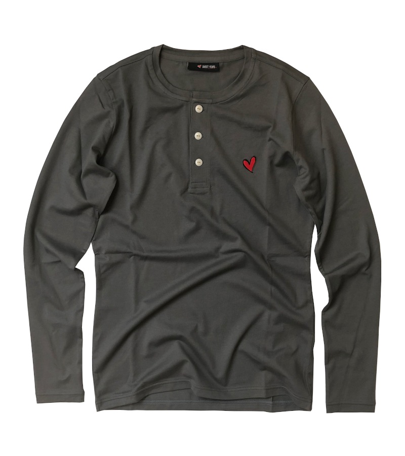 【SWEET YEARS】 ヘンリーネックTシャツ　ロングスリーブ/10605SY