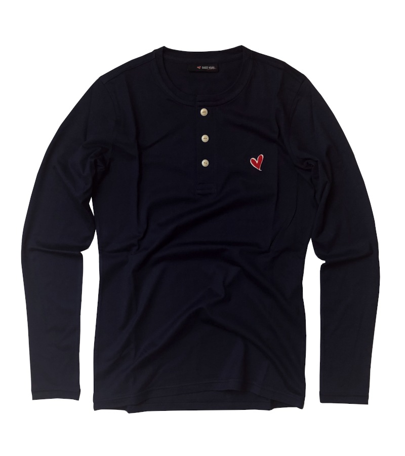 【SWEET YEARS】 ヘンリーネックTシャツ　ロングスリーブ/10605SY