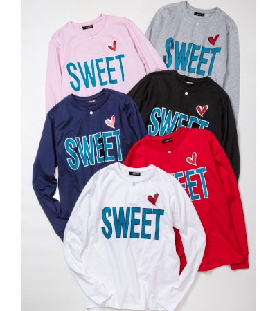 【SWEET YEARS】 ヘンリーネックTシャツ ロングスリーブ/14805SY