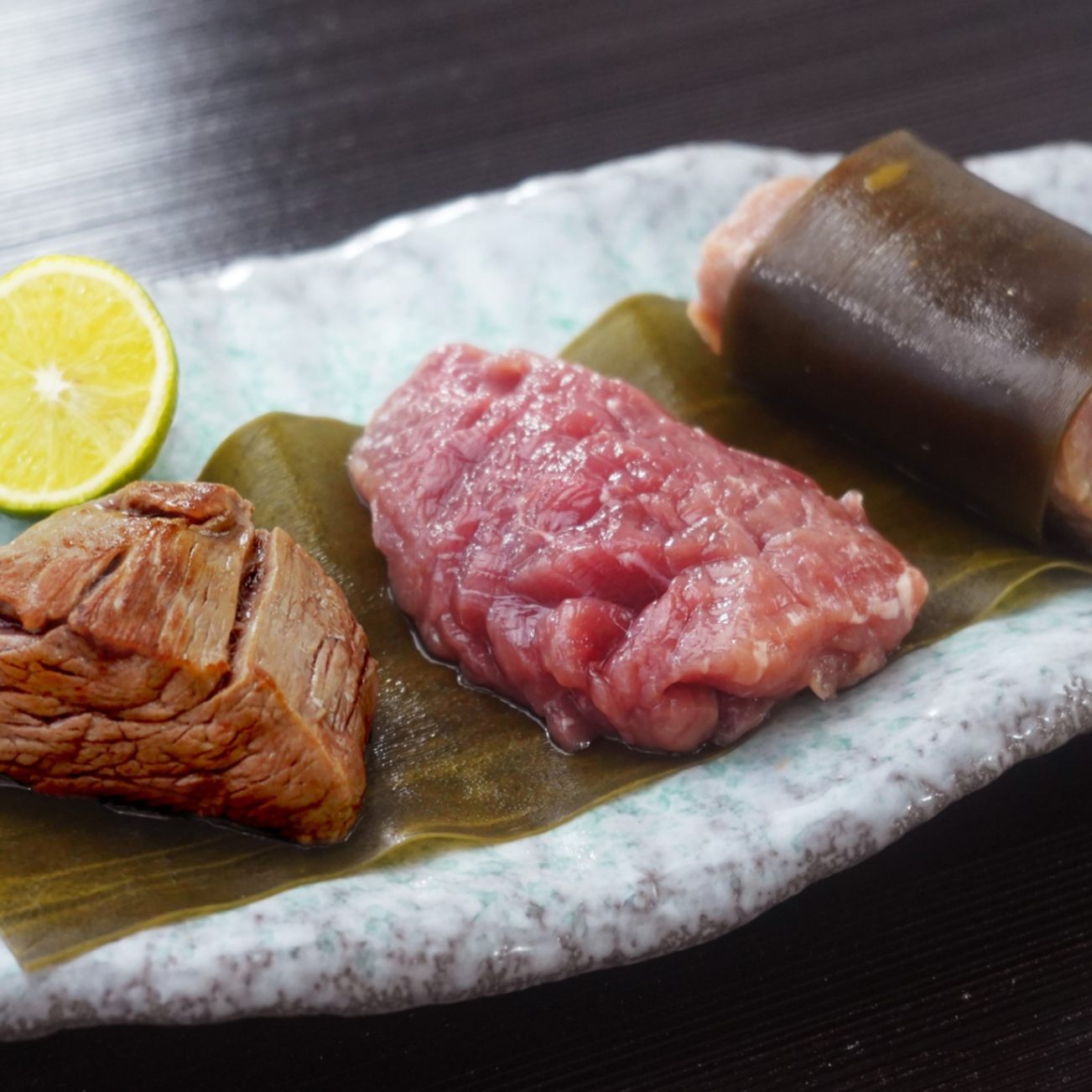 【送料込】氷温熟成牛ヒレ昆布〆ステーキ4袋