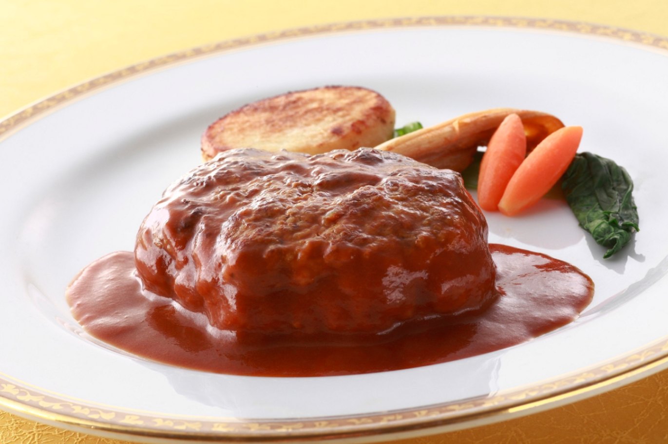 【送料込】＜ホテルオークラ＞黒毛和牛ハンバーグ130g ４袋