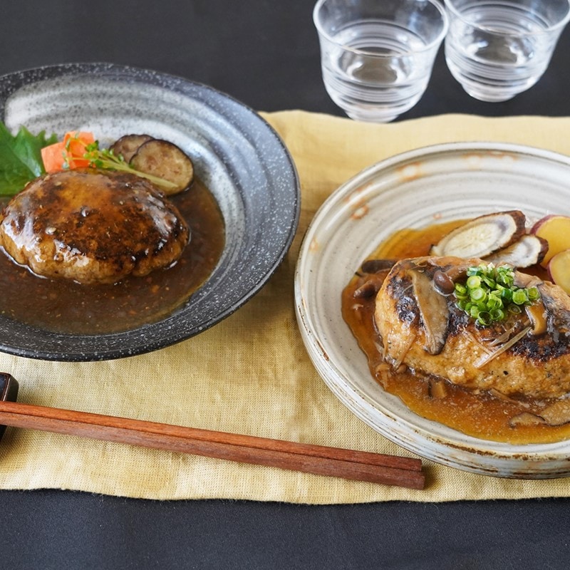 【送料込】＜和料理 みのり＞煮込みハンバーグ詰合せ２種計４袋