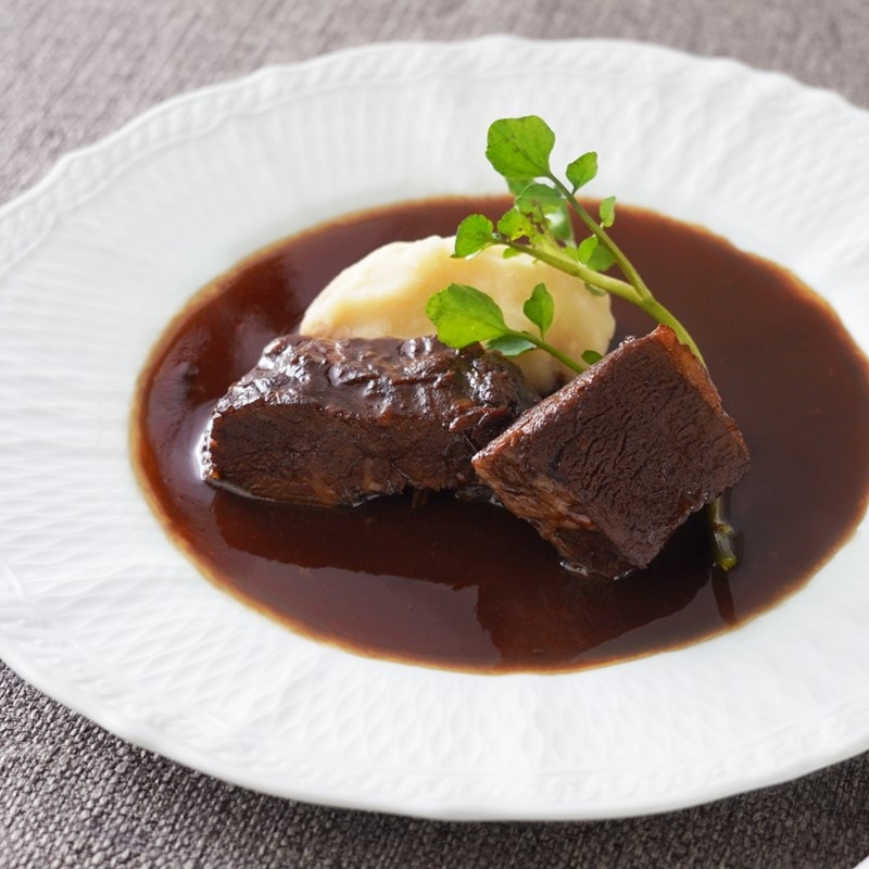 【送料込】＜ブラッセリートモ＞黒毛和牛ビーフシチュー145g ４袋