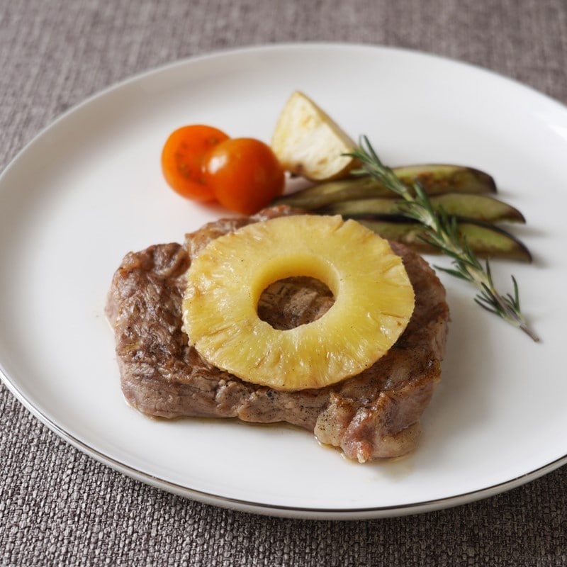 【送料込】＜ブラッセリートモ＞ポークグリルドステーキ140g ４袋