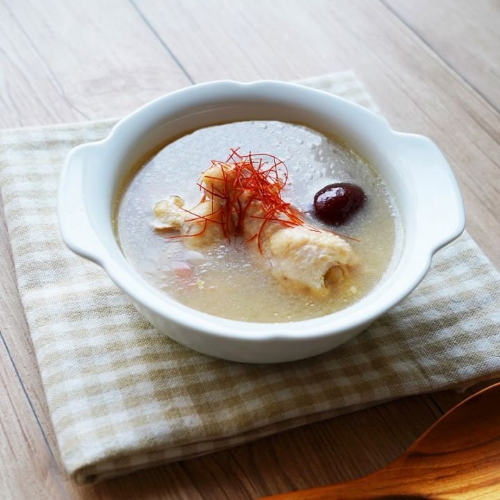 【送料込】＜料理家　桑折敦子＞伊達鶏手羽元参鶏湯360g 3袋