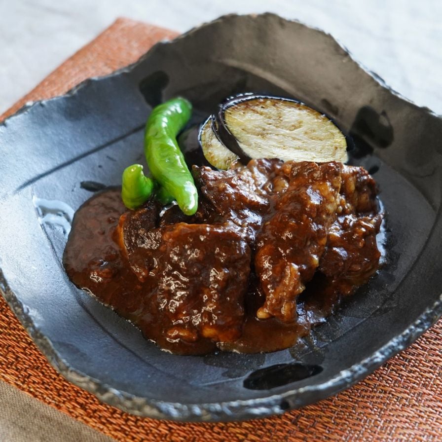 【送料込】＜雅楽＞黒毛和牛やわらか煮込み105g 3袋