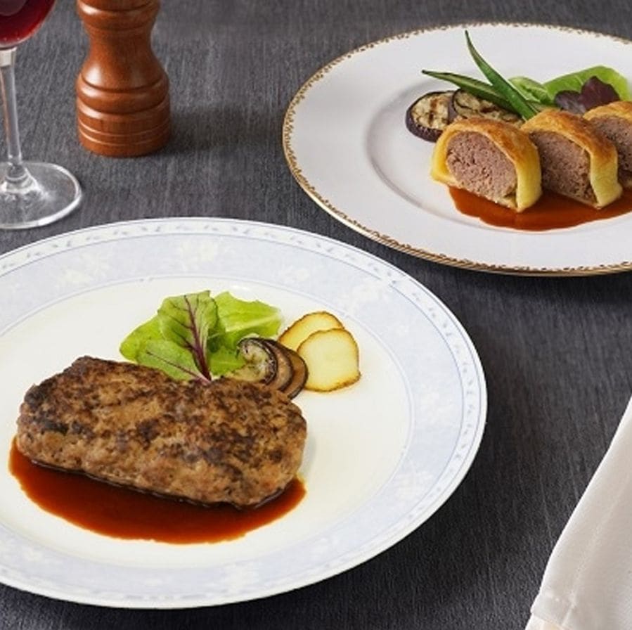 【送料込】＜ホテルオークラ＞黒毛和牛ハンバーグとビーフパイ