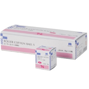 ローラーコットン綿球 S(φ4mm) (10箱)[ニチエイ]