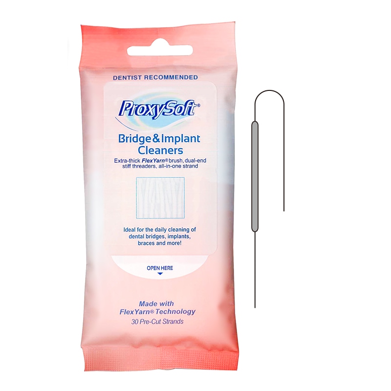 プロキシソフトフロス ブリッジ&インプラント インターデンタルクリーナー(30本)