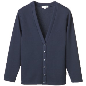 Vネックカーディガン C-04 ネイビー LL[ディーフェイズ]