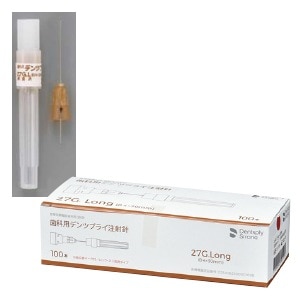 デンツプライ注射針 27Gロング 30mm (100本)[デンツプライシロナ]