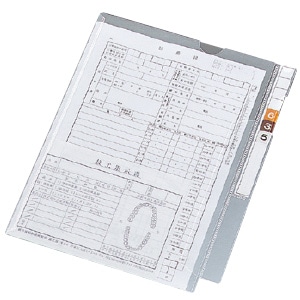 カルテフォルダー A4シングル タテ型[LIHIT LAB.(リヒトラブ)]