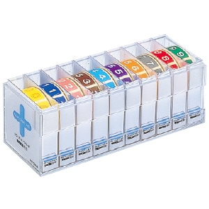 カラーナンバーラベルロール アソート[LIHIT LAB.(リヒトラブ)]