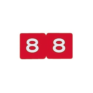 カラーナンバーラベルロール 単品8[LIHIT LAB.(リヒトラブ)]