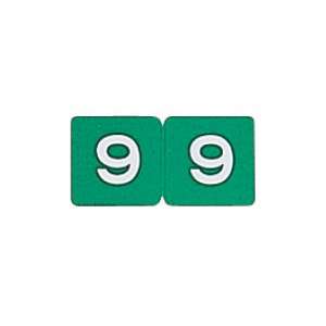 カラーナンバーラベルロール 単品9[LIHIT LAB.(リヒトラブ)]