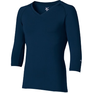 ミズノ クイックドライ インナー MZ-0135 男性用 ネイビー LLサイズ[チトセ]