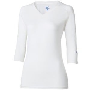 ミズノ クイックドライ インナー MZ-0134 女性用 ホワイト Lサイズ[チトセ]