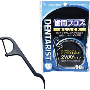 DENTARIST 歯間フロス BLACK (50本)