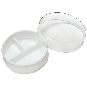 シリコン三割シャーレ ホワイト[堀内製作所]