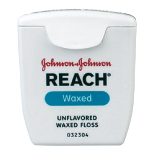 リーチデンタルフロス 55ヤード ワックス付 ノンフレーバー (6個)[ジョンソン&ジョンソン]