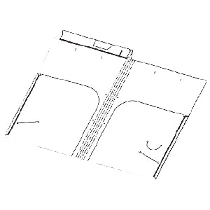 A4カルテファイル A4見開き ヨコ (250枚)