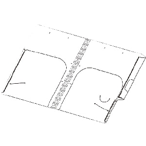 A4カルテファイル A4見開き タテ (250枚)