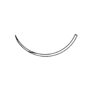 エルプ糸付縫合針(弱弯)▽刃 21mm 3/8 糸：3-0 (10本)[ELP]