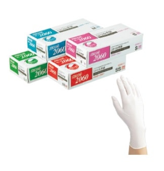 バリアローブ №2060 ニトリルグローブ SS (100枚)[リーブル]