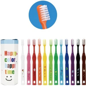 ラピス ハッピーカラージュニア歯ブラシ LA-210(12本)[ラピス]