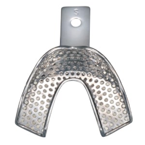 【ｾｰﾙ】インプレッショントレー(穴あき) 下顎 S